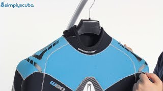 Waterproof W80 8MM Mens Wetsuit  wwwsimplyscubacom [upl. by Nadroj496]