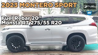 Fuel Rebar 20quot paired with Monsta RT Hybrid 27555 R20 on a 2023 Montero Sport  RNH Tire Supply [upl. by Montagu548]