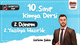 10Sınıf  Kimya  2Dönem  2Yazılıya Hazırlık  Karışımlar  Asitler ve Bazlar  Görkem Şahin [upl. by Oleic]