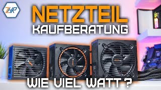 NETZTEIL Kaufberatung  Wie viel WATT brauchst du wirklich Das perfekte Netzteil [upl. by Lebasile]