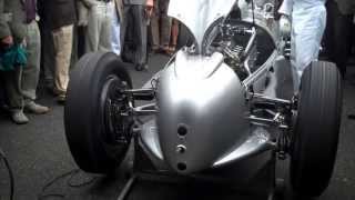 Auto Union Type A V16 Warmup and Rev Goodwood Revival 2012 [upl. by Tiernan765]