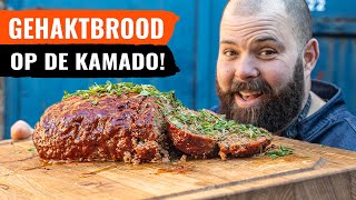 Het perfecte BBQ recept voor de lekkerste MEATLOAF op de kamado [upl. by Ecnarrat]