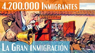 ¿4200000 en casi 30 años La gran inmigración en Argentina 1880 a 1914 [upl. by Eidroj694]