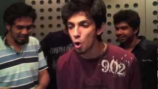 Anirudh with YOYO Honey Singh And Hip Hop Tamizha Adhi Edhir neechal song making Dhanush [upl. by Nyleimaj]