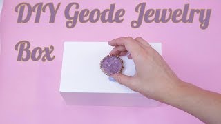 DIY Geode Jewelry Box  HG Craft  HelloGiggles [upl. by Anisor]