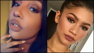 Zendaya Inspired Makeup Tutorial  Bronze Eyes  arjBeauty [upl. by Nitsid]