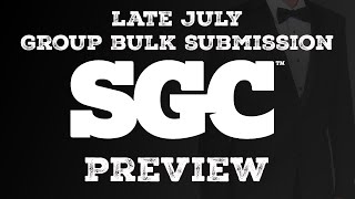 SGC GRADING  Late July Group Bulk Submission Preview [upl. by Dadelos]