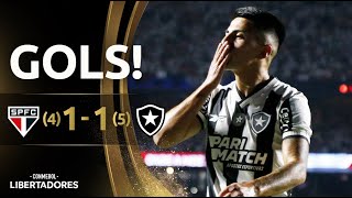 GOLS  SÃO PAULO X BOTAFOGO  QUARTAS DE FINAL  CONMEBOL LIBERTADORES 2024 [upl. by Mirilla]