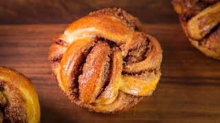 How to Make Delicious and Beautiful Cinnamon Knots  Full Recipe [upl. by Phenice265]