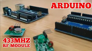 433 MHZ RF module with Arduino  Radiohead Library for 433mhz rf module  Radio Frequency Control [upl. by Silado35]