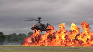 Apache Attack Helicopter  RIAT 2017 Day 3 [upl. by Coltson]