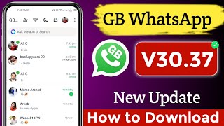 GB Whatsapp New Version Kaise Download kare 2024 How to Download GB Whatsapp New Version 2024 [upl. by Naedan436]