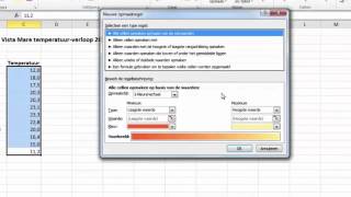 Hoe geef ik in Excel een cijfer een kleur afhankelijk van de uitkomst [upl. by Ajnos678]