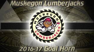 Muskegon Lumberjacks 201617 Goal Horn Updated [upl. by Kassie]