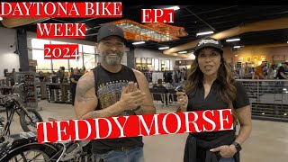 Daytona Bike Week 2024 Crazy Custom Motorcycle Builds Advanblack Teddy Morse Ep 1 [upl. by Moe]