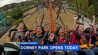 Dorney Park opens for 2024 season along with new Iron Menace rollercoaster [upl. by Anoirb28]