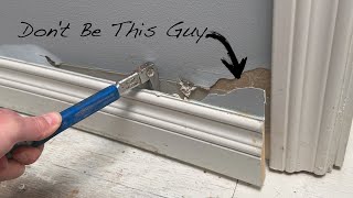 After 30 Years I Finally Learned The Best Way To Remove Baseboards [upl. by Artema]