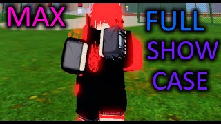 MAX NARUMAKIRUBY FULL SHOWCASE SHINDO LIFE  ROBLOX [upl. by Giselle]