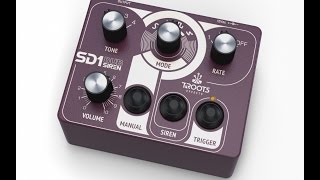 Troots Effects  SD1 Dub Siren  2016 New model [upl. by Nyvets965]