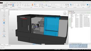 FeatureCAM  Doosan  Puma GT2600M  Turning Centre [upl. by Lyris]