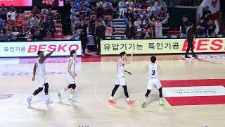 240406 vs SK PO2차전 허웅 3점슛 5개 직캠모음 [upl. by Sadnac]