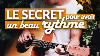 Avoir un BEAU SON EN RYTHME à la guitare  tuto facile [upl. by Haik]