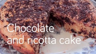 Chocolate and ricotta cake  Video recipe [upl. by Treacy58]