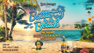 Battle by the Beach  Street Fighter Alpha 2 Tournament featuring Bas [upl. by Meingoldas]