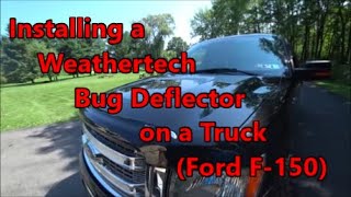 How to Install a WeatherTech Bug Deflector [upl. by Chapel]