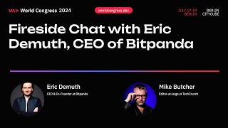 WWC24  Fireside Chat with Eric Demuth CEO of Bitpanda [upl. by Cordie]