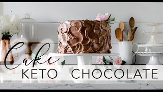 The BEST LowCarb Chocolate Cake  Keto  Paleo  Sugarfree [upl. by Ellenrahc36]