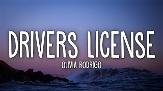 Olivia Rodrigo  drivers license Lyrics [upl. by Donough]