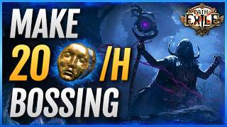 PoE 325 Farm 20DIVH via EASY BOSSING Farming Strategy  Path of Exile Guide [upl. by Ahrens]