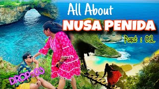 Nusa Penida  Part  2  Kelingking Beach  Rumah Pohon Tree House  Broken Bridge  Bali  DROP2 [upl. by Kimberly]