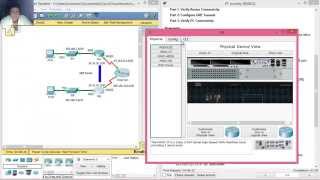 3424  7223 Packet Tracer  Configuring GRE [upl. by Bautista]