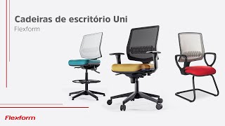 Cadeiras de escritório Uni  Flexform [upl. by Tivad706]