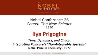 Ilya Prigogine Chemistry 77 at Nobel Conference XXVI [upl. by Clite]