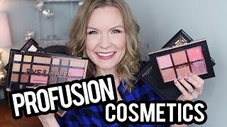 Profusion Cosmetics Palette Swatches amp Review  LipglossLeslie [upl. by Ortrud]