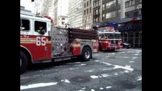 Sirène de pompier New York IMPRESSIONNANT  AMAZING FDNY siren [upl. by Nede]