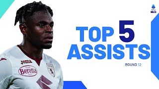 Zapata pulls back for Ilic  Top Assists  Round 12  Serie A 202324 [upl. by Analak]