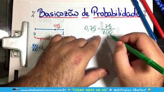 ⏱ BÁSICO SOBRE PROBABILIDADE Números Decimais e Porcentagem 👉 Minuto Matemática [upl. by Nysila]