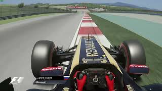 F1 2011 Vitaly Petrovs Onboard At Istanbul Park  Turkey GP  assettocorsa [upl. by Tennos]