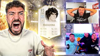 Wakez REAGIERT auf die BESTEN PACKS aller ZEITEN von DEUTSCHEN FIFA YOUTUBERN😱🔥 [upl. by Aciretahs]