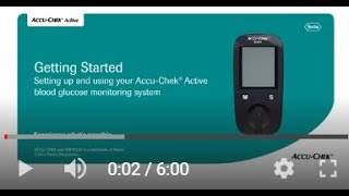 How to use AccuChek Active Blood Glucose Monitoring System [upl. by Frederica]