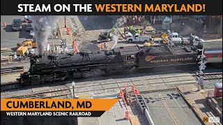 Cumberland Maryland USA  Virtual Railfan LIVE [upl. by Xanthus429]