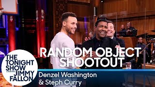 Random Object Shootout with Denzel Washington and Steph Curry [upl. by Josephina]