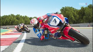 IKER LECUONA VS ALEX LOWES VS SAM LOWES  WSBK MOST CEKO  SBK 24 GAMEPLAY [upl. by Nylirrej975]