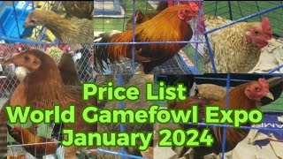 Philippines World Gamefowl Expo 2024 [upl. by Elleimac989]