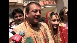 Sanjay Dutt and Manyata  rare footage of their wedding [upl. by Owen409]