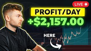 LIVE TRADING CRYPTO  How To Make 2517 In A Day 100x Strategy [upl. by Leibarg]